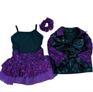 Weissman Black & Purple Costume Set